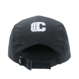 Custom Logo 5 Panel Nylon Performance Waterproof Breathable Mesh Camp <b>Hat</b> Quick Dry Laser Perforated Short <b>Flat</b> Sports Travel - Product Image 3