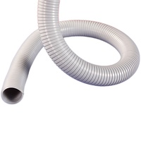 Tuyau d'évacuation des fumées en PVC à raccordement par vis réglable, flexible et interverrouillable