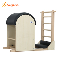 Baril de Pialtes de luxe en bois Supro Baril d'échelle de Pilates