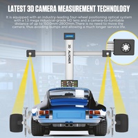 Testeur d'alignement de roues pour plateau tournant automobile 3D Four Aligmen System Autool Xc505 Equipement pour voiture