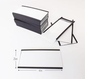 Aimants en profil C C12.7/C15/C20/C25/C30/C40/C50 Porte-étiquettes magnétique en profil C avec PVC transparent et papier blanc - Product Image 5
