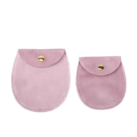 Bijouterie Mini enveloppe pochette à rabat Sac Velours Microfibre Daim Pu Cuir Tissu Autre Textile Emballage pour Bracelet Bagues Médaille