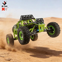 Wltoys 12428 Camioneta Todoterreno RC 4WD a Escala 1/12, 50KM/H de Alta Velocidad, Motor Eléctrico con Escobillas, Construcción Metálica, GPS, Lista para Usar, 2.4G