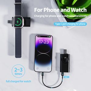 Mini ad alta capacità 3-in-1 caricabatterie Wireless portatile Power Bank 10W uscita compatta soluzione di ricarica per Smart watch phone - Product Image 3