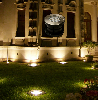 Highlight 7W DC12V Underground Light LED Stainless Steel Dia 147mm Big Size Recessed Lights for Outdoor.