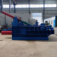 Presse à balles horizontale en aluminium 160T pour canettes, compacteur de métaux, presse à ferraille pour le fer