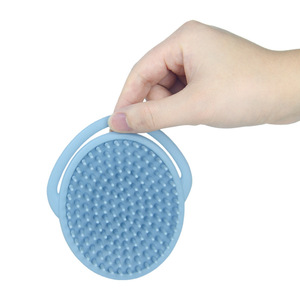 Cepillo de Silicona Moderno para Lavar el Cabello con Masaje de Meridianos, Peine Limpiador del Cuero Cabelludo, Cepillo de Baño para Niños para Aplicaciones en la Cabeza - Product Image 1
