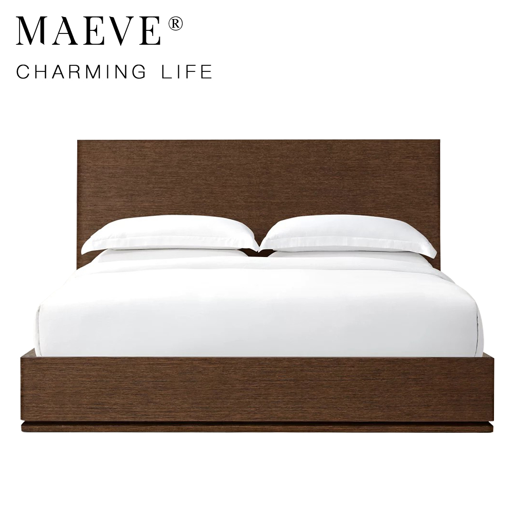 solid wood japanese bed