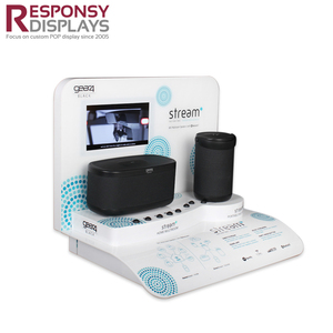 Countertop Acrylic hiển thị đứng cho loa và micro với xem rõ ràng lý tưởng cho các cửa hàng điện tử - Product Image 2