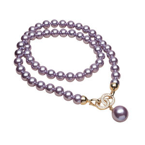 Collana di perle di conchiglia elegante classica collana di perle 18K placcato in oro placcato rame intarsiato zircone per <span class=keywords><strong>regalo</strong></span> di <span class=keywords><strong>gioielli</strong></span> per le donne <span class=keywords><strong>della</strong></span> <span class=keywords><strong>festa</strong></span> <span class=keywords><strong>della</strong></span> <span class=keywords><strong>mamma</strong></span> - Product Image 2