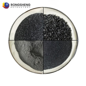 Polvo Abrasivo de Carburo de Silicio Negro para Fundición Metalúrgica, 97% 98% SiC, Materia Prima Refractaria para Fundición - Product Image 2