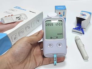 Equipo de Prueba de Glucosa en Sangre a <span class=keywords><strong>Precio</strong></span> de Fábrica, Glucómetro, Monitor de Azúcar en Sangre para Diabéticos, Medidor de Glucosa en Sangre - Product Image 2