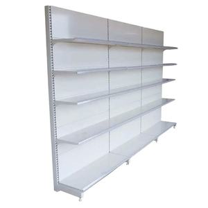 Estantería Metálica Blanca Regular para Supermercado, Económica y Fácil <span class=keywords><strong>de</strong></span> Ensamblar - Product Image 1