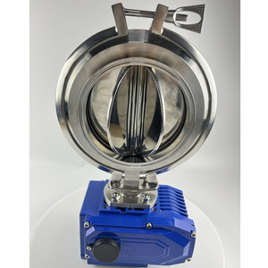 Válvula de Mariposa Sanitaria Premium de 6 Pulgadas, SS304 AISI316L, Seis Pétalos, Conexión Tri-Clamp, ON/OFF, EPDM, Alta Calidad para la Industria Alimentaria - Product Image 6