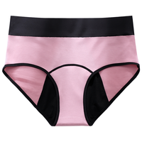 Logo personnalisé protecteur lavable réutilisable sanitaire sous-vêtements menstruels culotte menstruelle étanche