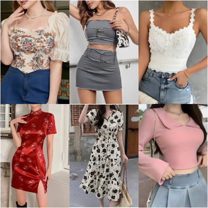 Venta al Por Mayor de Ropa de Segunda Mano de Alta Gama, Vestidos de Algodón, Tallas Variadas - Product Image 3