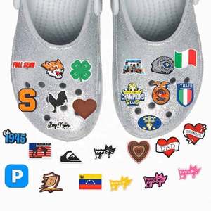 Abalorios para sandalias de verano, de PVC blando, con temática 'Black Girl Magic' (BGM), para zuecos, accesorios para mujer, personalizados y económicos - Product Image 2