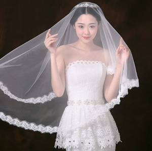 <span class=keywords><strong>Voile</strong></span> <span class=keywords><strong>de</strong></span> <span class=keywords><strong>mariée</strong></span> couronnes <span class=keywords><strong>de</strong></span> mariage en dentelle <span class=keywords><strong>de</strong></span> cils blancs - Product Image 5