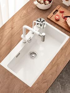 Modern 304 stainless steel invisible embedded nano coating scratch resistant intelligent digital kitchen sink - Product Image 3