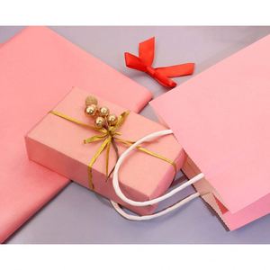 Kraft Paper Small Gift Bags with Handles <b>Tissue</b> Paper Wrapping Party Favor Bag for <b>Wedding</b> Birthday Thickened Portable Paper Bag - Product Image 3