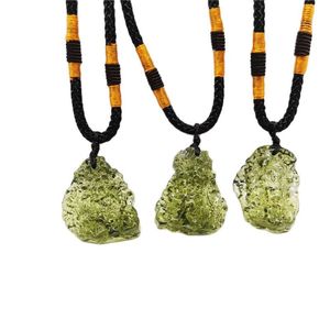 MECYLIFE Irregular Artificial Stone <strong>Necklace</strong> <strong>Moldavite</strong> <strong>Necklace</strong> - Product Image 6