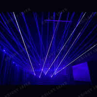 Lumière polychrome de disco de laser de barre de faisceau de 6 watts pour la boîte de nuit