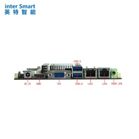 Placa base SBC de 3,5 "sin ventilador compatible con Intel Pentium J2900 CPU de cuatro núcleos 8G + 128G Wifi y BT Win 10 IOT para pantalla Digital 1920x1080