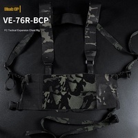 Cintre tactique multifonctionnel MOLLE découpé au laser FC équipement de défense personnelle de style camouflage étendu
