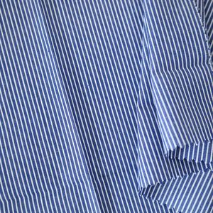 Azul blanco rayas 100% tela de algodón 32/S 100gsm patrón tejido para ropa de cama ropa de chef uniforme pantalones camisa de niño vestido - Product Image 5