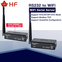 Puerto serie RS232 a dispositivo WiFi, módulo de servidor IOT, compatible con TCP/IP, Telnet, Modbus, Protocolo TCP, transferencia de datos a través de WiFi