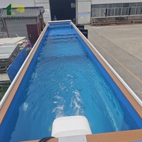 Piscine Conteneur Hors Sol de 40 Pieds avec Fenêtre