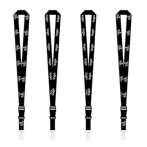 Wholesale Custom Sublimation Nylon Lanyards with Logo Keychain ID Card Holder