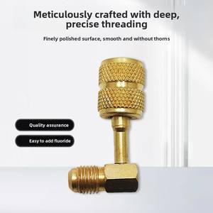 Adaptador de Conversão de Refrigerante para Ar Condicionado R22 R410 Métrico Imperial R32 Ferramenta de Válvula de Segurança Acessórios 5 em 1 - Product Image 3