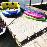 Plate-forme de bain bateau HDPE flottant Ponton bateau modulaire/Cube flottant passerelles quais flottant Jet Ski Dock Cubes ponton Kit pont