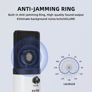 <span class=keywords><strong>FIFINE</strong></span> <span class=keywords><strong>K669</strong></span> Micrófono de grabación de estudio con cable PC de escritorio Micrófono de podcasting Micrófono de condensador profesional con cancelación de ruido XLR - Product Image 5