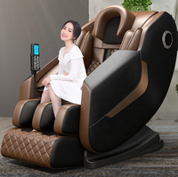 Fauteuil de massage électrique multifonctionnel à gravité zéro avec airbags intégraux de haute qualité en cuir PU, garantie de 2 ans, chauffage