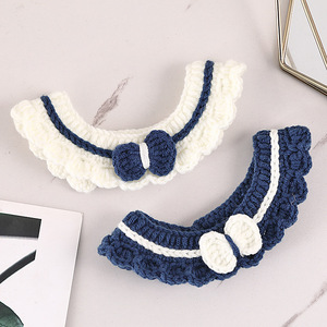 Collier pour chat DIY, écharpe tricotée, écharpe de style britannique, collier mignon et tendance pour photos, écharpe pour chien - Product Image 4