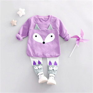 Ropa Alternativa, Camiseta de Algodón, Leggings de Moda con Estampado de Animales para Bebés, Compra al por Mayor de un Fabricante Chino - Product Image 4