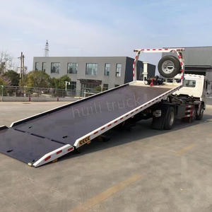 Camion plateau 3 essieux Dongfeng, fournisseur professionnel de véhicules de dépannage, Euro 3/5, transmission manuelle diesel - Product Image 4