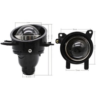 TAOCHIS Voiture lumière 3.0 pouces phares bi-xénon brouillard lampe projecteur lentille Pour BMW F21 3D F20 5D F22 2D ACTIVE TOURER F45 GRAN TOURER