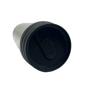 Stainless Steel Travel Tumbler Vacuum Insulated With Lid Minimalist Design <b>For</b> <b>Hot</b> Cold <b>Drinks</b> - Product Image 2