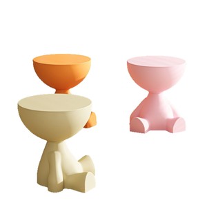 Trendy <b>Small</b> <b>Round</b> Bedside <b>Table</b> Plastic Movable Storage Shelf Coffee <b>Table</b> Minimalist Sofa <b>Side</b> <b>Table</b> - Product Image 5