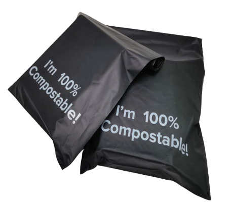 Manufacturer Biodegradable Custom Compostable PLA Shipping Packaging Mailing Plastic Courier Bag for Clothes