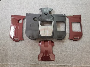 Reemplazo G900 Rocket Style Red Dry Carbon Fiber Car Engine Cover Frame Parte interior para <span class=keywords><strong>Mercedes</strong></span> <span class=keywords><strong>Benz</strong></span> W464 <span class=keywords><strong>G63</strong></span> G500 - Product Image 5