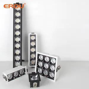 ERDU高CRI明亮发光二极管嵌入式Cob聚光灯5w 12w 16W 20w 36w 40w发光二极管线性灯筒灯聚光灯