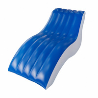 Canapé gonflable individuel d'extérieur Wind Leopard, design moderne minimaliste, matériau PVC écologique, lit d'air portable pour le camping
