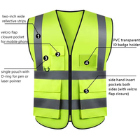 Gilet de sécurité réfléchissant haute visibilité ANT5PPE avec fermeture éclair, logo personnalisable pour adultes, gilet de travail en maille pour la circulation