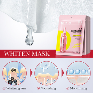 <span class=keywords><strong>Mascarilla</strong></span> Facial OEM SADOER Beauty Tea Plant con Ácido Salicílico Anti-Acné, Ceramida, Vitamina C, Hidratante, Blanqueadora y Antienvejecimiento - Product Image 5