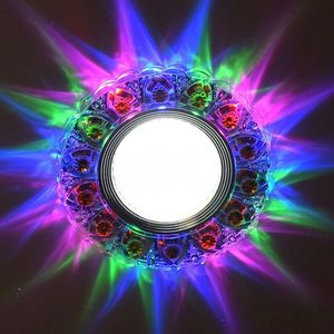 ไฟดาวน์ไลท์คริสตัล LED รุ่นใหม่ ขนาด 6/7/8 ซม. แบบเจาะรู สำหรับห้องนั่งเล่น ห้องนอน ทางเดิน ไฟส่องเพดาน ชุดเต็มสีสัน ไฟบูลอาย - Product Image 5