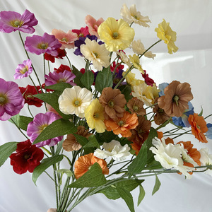 Arreglo de Flores Artificiales de Mariposa de la Selva, Flores de Seda para Decoración de Bodas y Hogar, 120 cm - Product Image 2